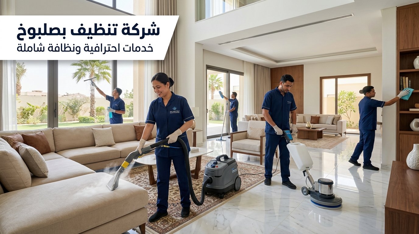شركة تنظيف بصلبوخ