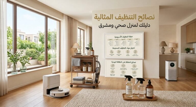 نصائح التنظيف المثالية المبادئ والطرق الأساسية لتنظيف المنزل